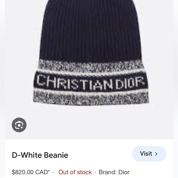 Dior D-White Beanie - Picture 2 of 4